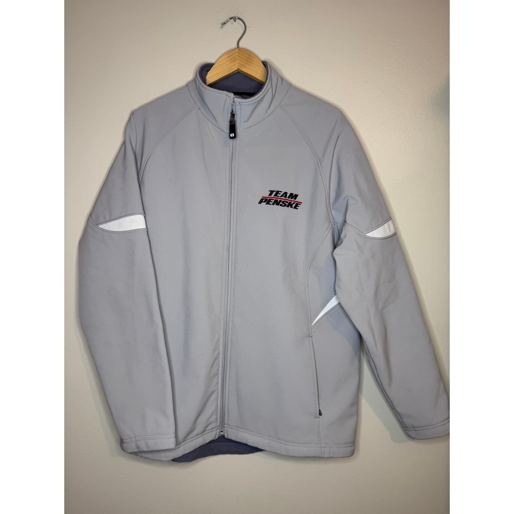 Holloway Team Penske Full Zip Jacket Gray Size M